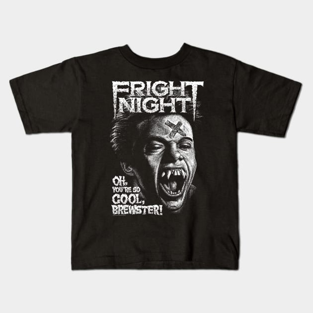 Fright Night, Horror, Cult Classic, Vampire Kids T-Shirt by PeligroGraphics